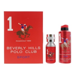 Gift Set Beverly Hills Polo Club: 1982 - Sport 1, Eau De Toilette, For Men, 50 ml