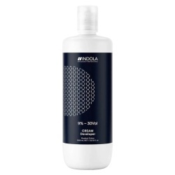Indola, Cream Developer, Silky, Hair Oxidant Cream, 9%, 30 Volume, 1000 ml *Tester