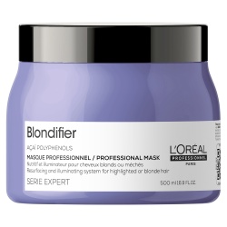 L'Oreal Professionnel, Serie Expert Blondifier, Polifenoli de acai, Mască cremă pentru tratamentul părului, Refacere și iluminare, 500 ml
