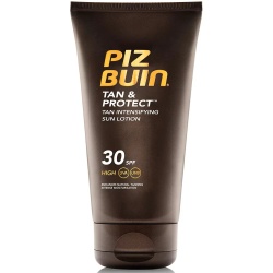 Piz Buin, Tan & Protect, Accelerează bronzarea naturală, Loțiune de protecție solară, SPF 30, 150 ml