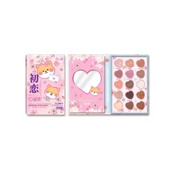Rude Cosmetics, First Love Diary Secrets, Paletă de farduri de ochi, 15 nuanțe
