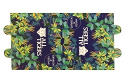 Set, All Tigers, All Tigers, Afișaj de plastic pentru ojă de unghii, 6 buc