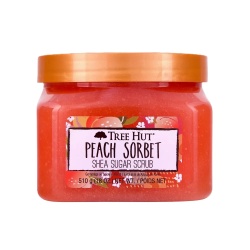 Set cadou, Tree Hut, Peach Sorbet, Exfoliere, Exfoliant pentru corp, 510 ml