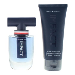 Set Tommy Hilfiger: Impact, Eau De Toilette, For Men, 50 ml + Impact, Shower Gel, Body, 100 ml