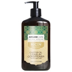 Arganicare, Ricin, Balsam de păr fără clătire, Pentru stimularea creșterii, 400 ml