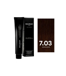 Balmain Professionnel, Couleurs Couture, Permanent Hair Dye, 7.03 Natural Gold Blonde, 60 ml