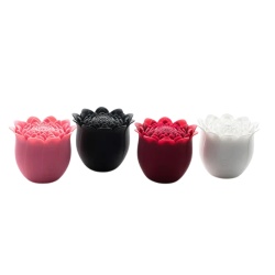 Cere, Diviner, Sugeți clitoris, Chrysanthemum Vibrator, Reîncărcabil, Medical Silicone, Rezistent la