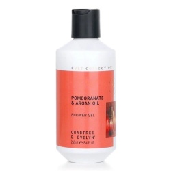 Crabtree & Evelyn, Pomegranate & Argan, Hrănitor, Gel de duș, Pentru toate tipurile de piele, 250 ml