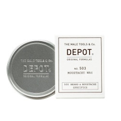 Depot, 500 Beard & Mustache Specifics No. 503, Ulei de jojoba, Ceară pentru mustață, Pentru styling, 30 ml