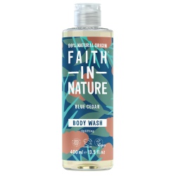 Faith In Nature, Blue Cedar, Cleansing & Revitalising, Gel de duș, 400 ml