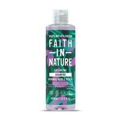 Faith In Nature, Lavender & Geranium, Șampon pentru păr, Balancing & Cleansing, 400 ml