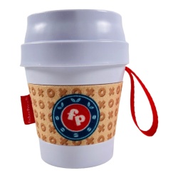 Fisher Price, Coffee Cup, Rattles With Teething Toy 2-In-1 , Unisex, 3+ months