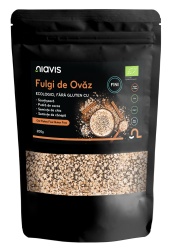 Fulgi de Ovaz Fini Fara Gluten cu Scortisoara, Pudra de Cocos, Chia si Seminte de Canepa Ecologici/Bio 200g