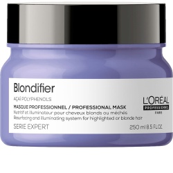 L'Oreal Professionnel, Serie Expert Blondifier, Polifenoli de acai, Mască cremă pentru tratamentul părului, Refacere și iluminare, 250 ml