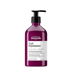 L'Oreal Professionnel, Serie Expert Curl Expression, Glicerină + Uree H + Semințe de hibiscus, Șampon pentru păr, Hidratare intensă, 500 ml