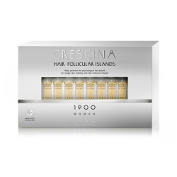 Labo, Crescina Follicular Islands 1700, Pentru stimularea creșterii, Ser tratament în fiole, Pentru scalp, Pentru femei, 20 buc