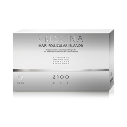 Labo, Crescina Follicular Islands 2100, Pentru stimularea creșterii, Ser tratament în fiole, Pentru scalp, Pentru bărbați, 20 buc