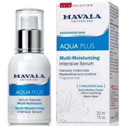Mavala, Aqua Plus, Hydrating & Moisturising, Zi & Noapte, Ser, Față, 30 ml