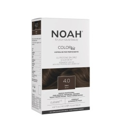 Noah, Permanent Hair Colour, Vopsea permanentă de păr, 4.0 Brown, 140 ml