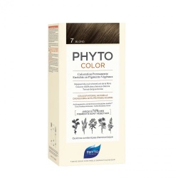 Phyto, Color, Vopsea permanentă de păr, 7 , 50 ml