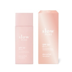 Ser coreean cu protectie solara SPF50+ PA++++, glow up fluid sun serum, Slowpure, 50 ml