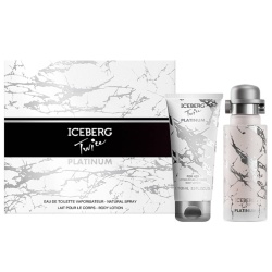 Set Iceberg: Twice Platinum, Eau De Toilette, For Women, 125 ml