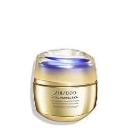 Shiseido, Vital Perfection Concentrated Supreme, Ingrediente naturale, Lifting și fermitate, Dimineața & Seara, Smântână, Față, 50 ml
