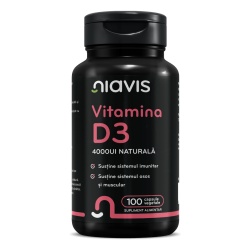 Vitamina D3 4000ui Naturala 100 cps