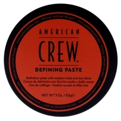 American Crew, Defining Paste, Vegan, Hair Styling Paste, For Styling, Medium Hold, 85 g