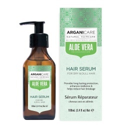 Arganicare, Aloe Vera, Ser pentru păr, Reparație, 100 ml