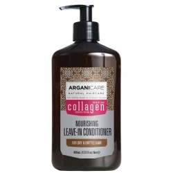 Arganicare, Collagen, Balsam de păr fără clătire, Hrănitor, 400 ml