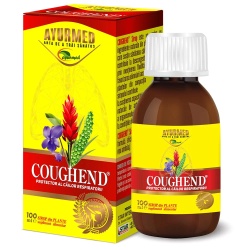 Ayurmed, Coughend, With Sugar, Anti-Dry Cough, Sirop, 100 ml