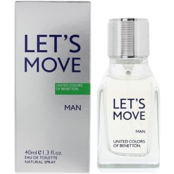 Benetton, Let's Move, Eau De Toilette, For Men, 40 ml