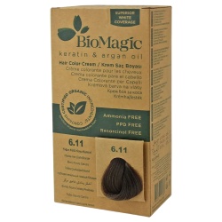 Biomagic, Biomagic, Keratin & Argan Oil, Permanent Hair Dye, 6.11 , 250 ml *Tester