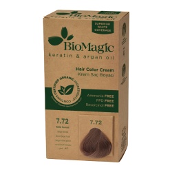 Biomagic, Biomagic, Keratin & Argan Oil, Permanent Hair Dye, 7.72 , 250 ml *Tester