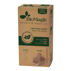 Biomagic, Biomagic, Keratin & Argan Oil, Permanent Hair Dye, 8.00 , 250 ml *Tester