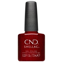 CND, Shellac, Speckled, Semi-Permanent Nail Polish, Needles & Red, 7.3 ml
