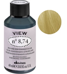 Davines, View, Vopsea de păr demi-permanentă, 8.74 Gloss, 60 ml