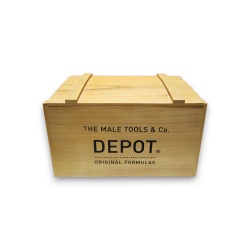 Depot, Expo, Cutie de lemn goală, Maro deschis, 30 x 19 x 16 cm
