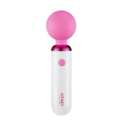Honey Play Box, Pomi Wand, Vibrator clitoridian cu tijă, 10 Vibrating Modes, Reîncărcabil, Silicone