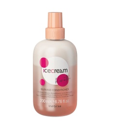 Inebrya, Ice Cream Keratin, Balsam de păr fără clătire, Restructurare, 200 ml