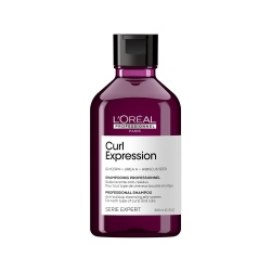L'Oreal Professionnel, Serie Expert Curl Expression, Glicerină + Uree H + Semințe de hibiscus, Șampon pentru păr, Anti-acumulare, 300 ml
