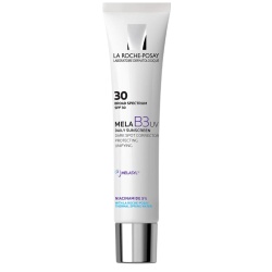 La Roche-Posay, Mela B3, Niacinamidă, Pentru toate tipurile de piele, Dimineață, Cremă ușoară