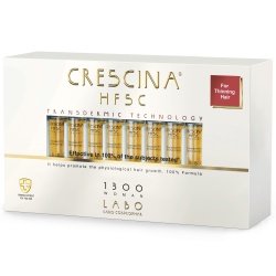 Labo, Crescina, Transdermic HFSC 1300, Pentru stimularea creșterii, Ser tratament în fiole, Pentru scalp, Pentru femei, 20 buc, 3.5 ml