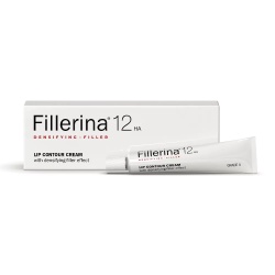 Labo, Fillerina 12HA Densifying Filler Grade 4, Hidratează și întărește, Smântână, Pentru conturul buzelor, 15 ml