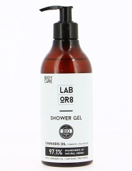 LABOR8, Hemp, Ingrediente naturale, Hydrating & Moisturising, Gel de duș, Corp, Toate tipurile de