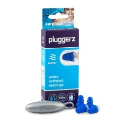 Pluggerz, Water, 4 pcs, Adults & Kids, Swimming Earplugs, Earplugs, 4 buc