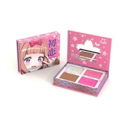 Rude Cosmetics, Sweetheart Sawa-Chan, Multifuncțional, Paletă de față, 4 nuanțe