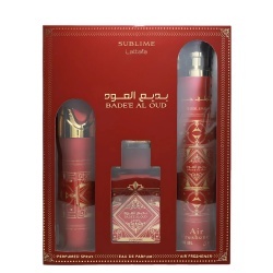 Set Lattafa: Bade'e Al Oud Sublime, Eau De Parfum, For Men, 100 ml