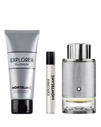 Set Montblanc: Explorer Platinum, Eau De Parfum, For Men, 100 ml